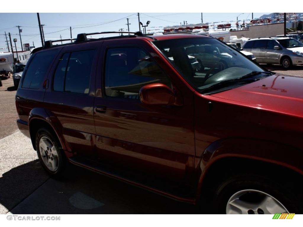 2001 QX4 4x4 - Burgundy Metallic / Stone Beige photo #21
