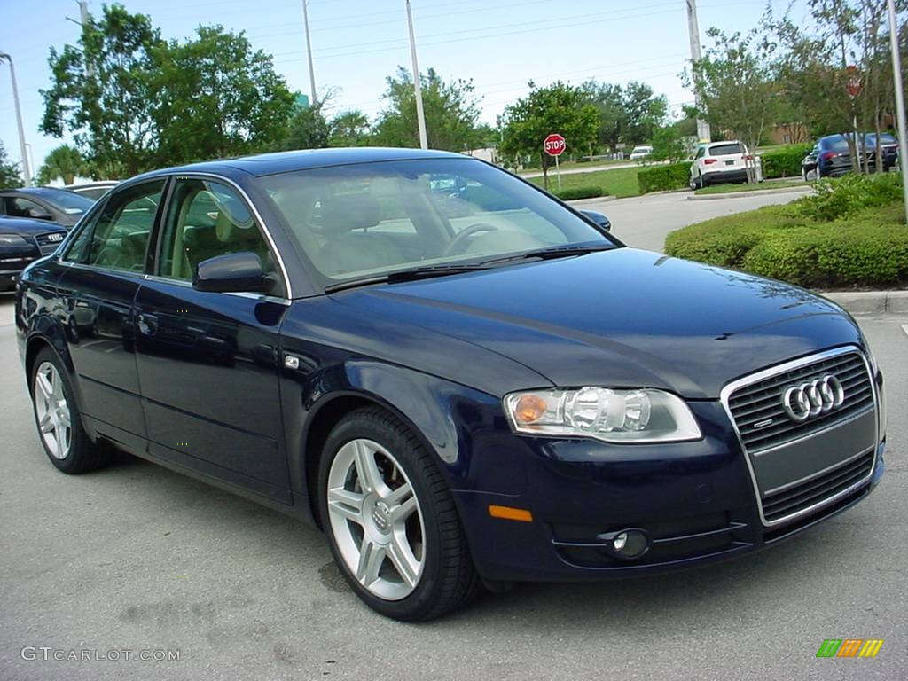 2005 A4 3.2 quattro Sedan - Moro Blue Pearl Effect / Beige photo #7