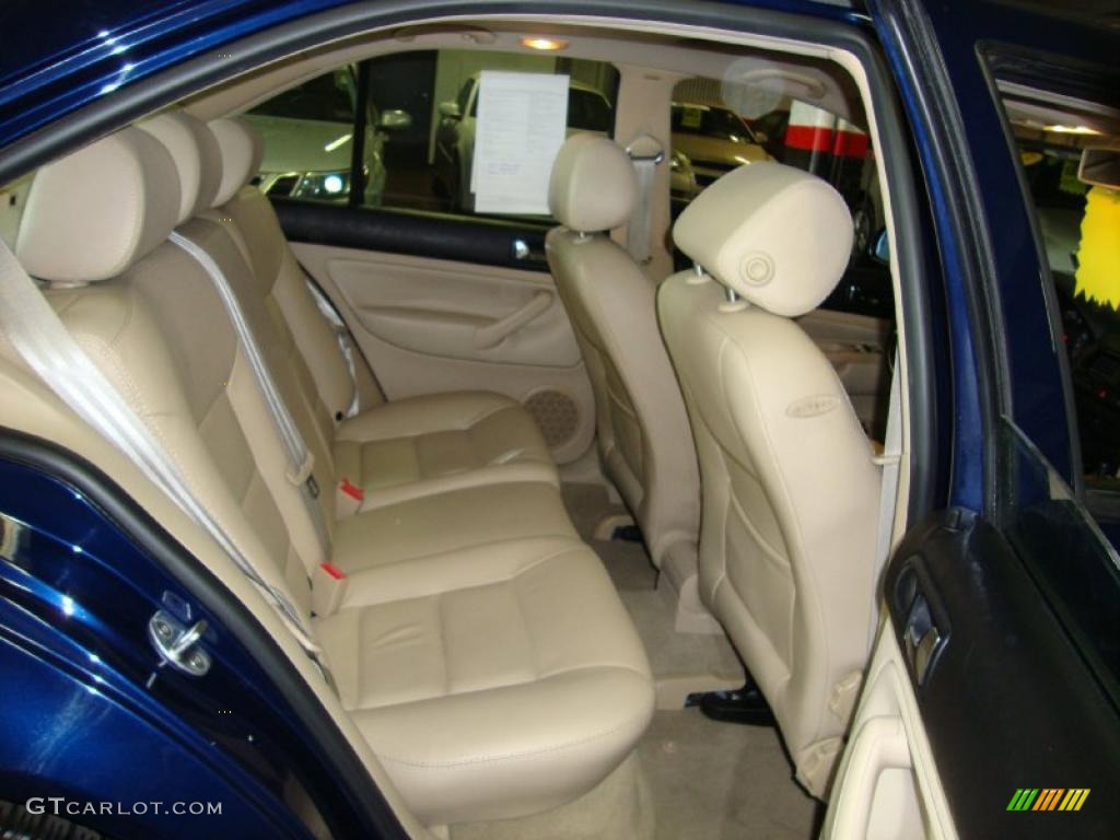 2002 Jetta GLS 1.8T Sedan - Indigo Blue / Beige photo #20
