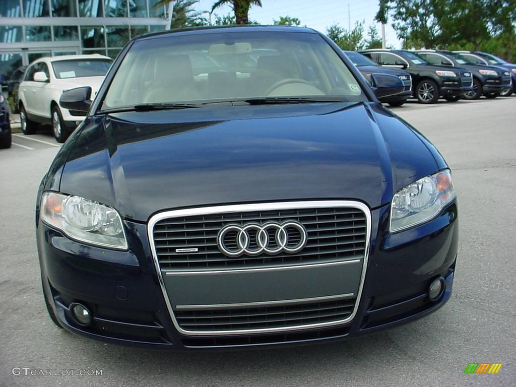 2005 A4 3.2 quattro Sedan - Moro Blue Pearl Effect / Beige photo #8