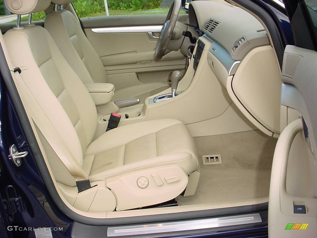 2005 A4 3.2 quattro Sedan - Moro Blue Pearl Effect / Beige photo #10