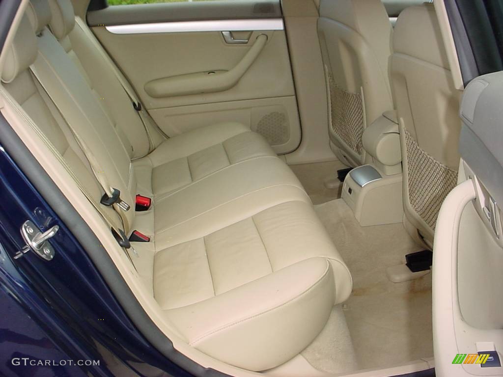 2005 A4 3.2 quattro Sedan - Moro Blue Pearl Effect / Beige photo #11
