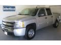 Sheer Silver Metallic - Silverado 1500 LS Crew Cab 4x4 Photo No. 1