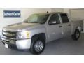 Sheer Silver Metallic - Silverado 1500 LS Crew Cab 4x4 Photo No. 2