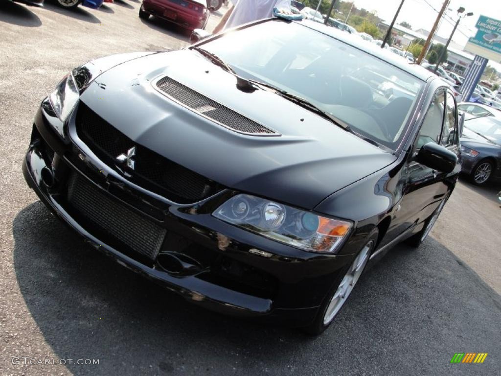 Tarmac Black 2006 Mitsubishi Lancer Evolution IX Exterior Photo #36948176