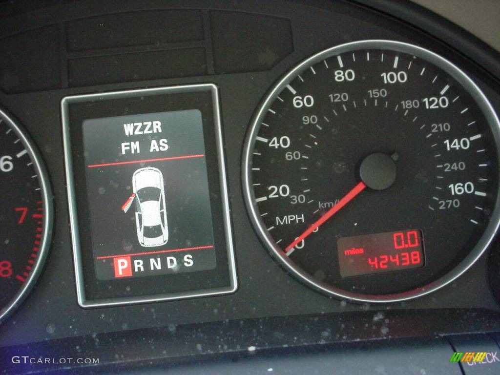2005 A4 3.2 quattro Sedan - Moro Blue Pearl Effect / Beige photo #15