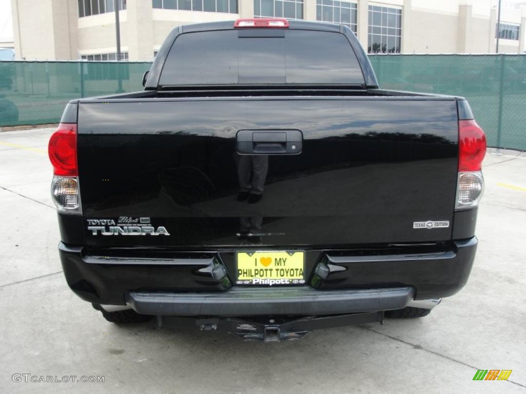 2007 Tundra Texas Edition Double Cab - Black / Graphite Gray photo #4