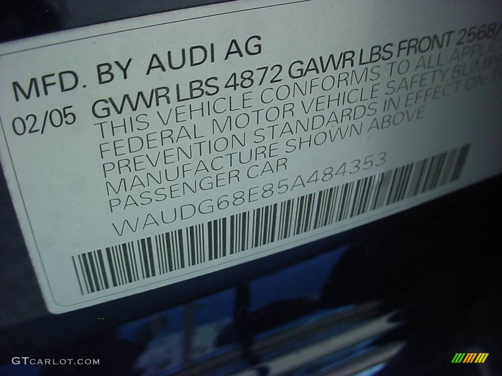 2005 A4 3.2 quattro Sedan - Moro Blue Pearl Effect / Beige photo #16