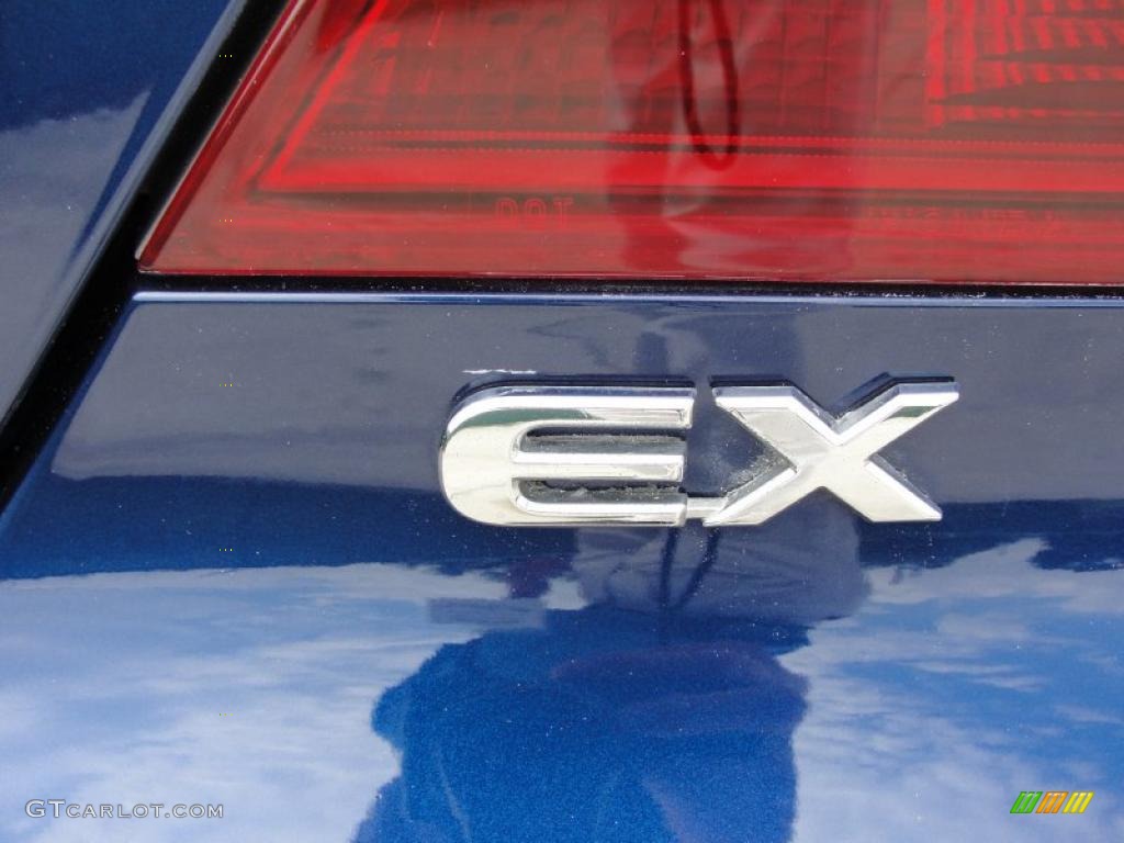 2002 Civic EX Coupe - Eternal Blue Pearl / Beige photo #20