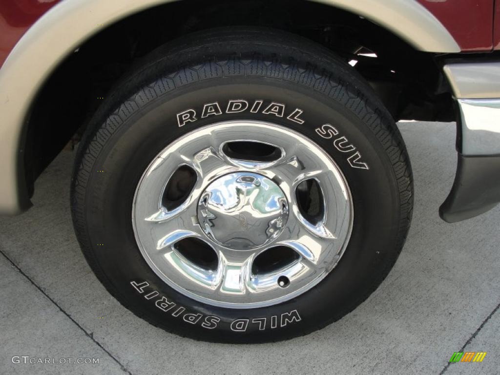 2003 F150 Lariat SuperCab - Toreador Red Metallic / Medium Parchment Beige photo #15