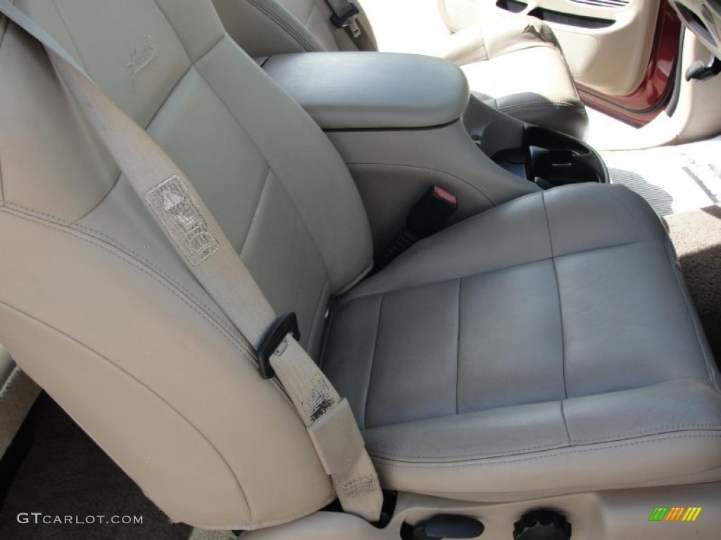 2003 F150 Lariat SuperCab - Toreador Red Metallic / Medium Parchment Beige photo #25