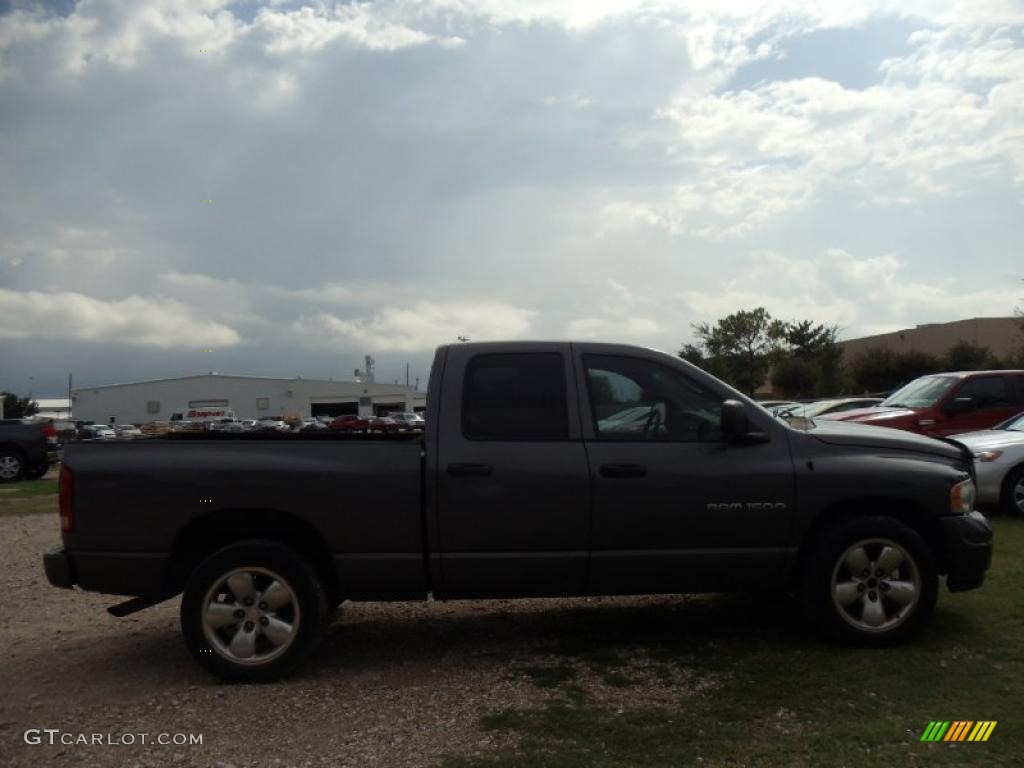 2003 Ram 1500 SLT Quad Cab - Graphite Metallic / Dark Slate Gray photo #6