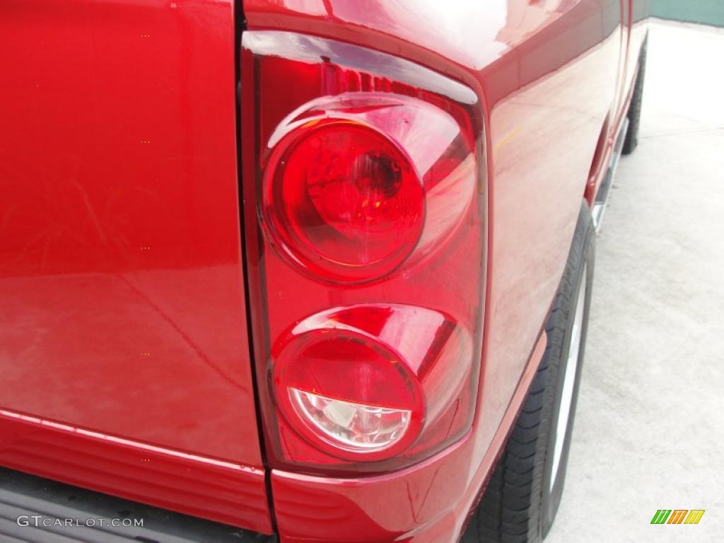 2008 Ram 1500 Lone Star Edition Quad Cab - Inferno Red Crystal Pearl / Medium Slate Gray photo #22