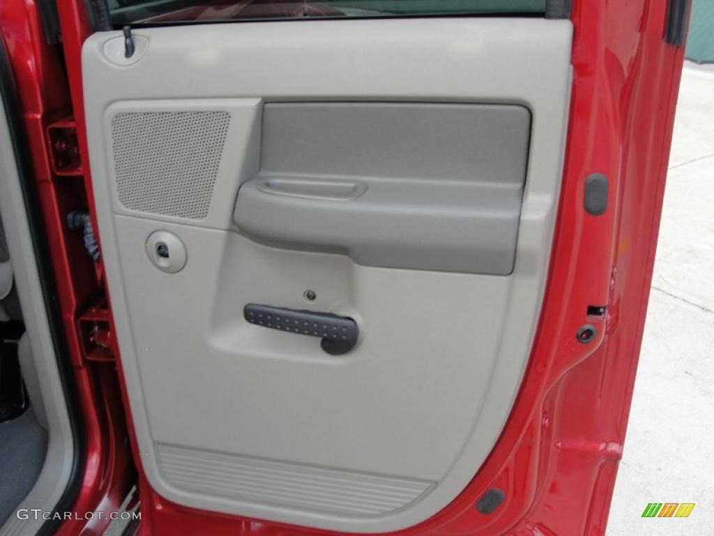 2008 Ram 1500 Lone Star Edition Quad Cab - Inferno Red Crystal Pearl / Medium Slate Gray photo #29