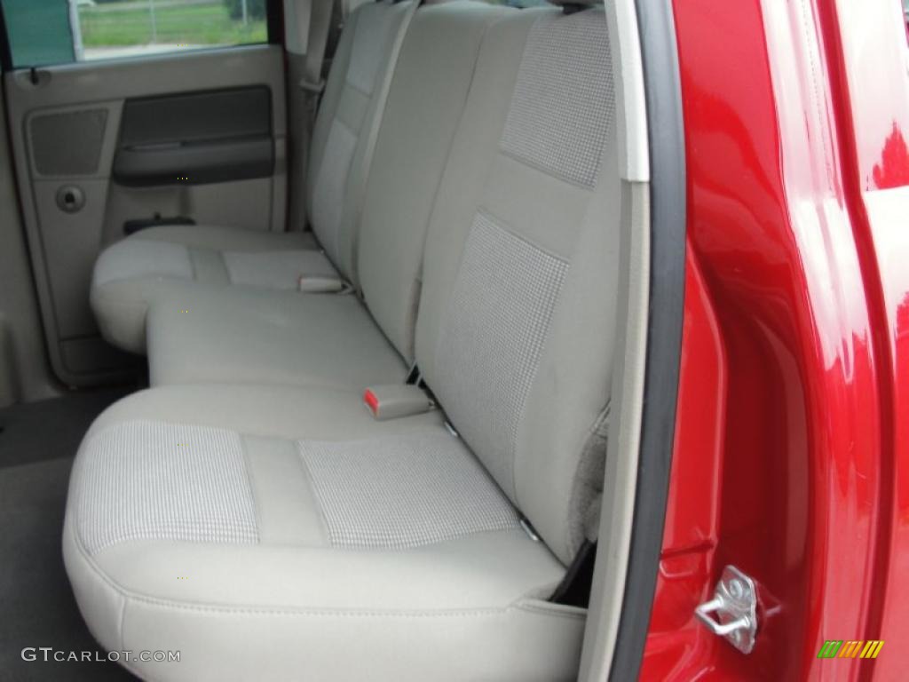 2008 Ram 1500 Lone Star Edition Quad Cab - Inferno Red Crystal Pearl / Medium Slate Gray photo #32