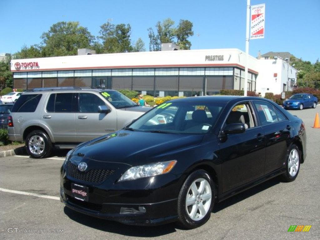 2007 Camry SE - Black / Ash photo #1