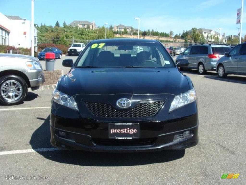 2007 Camry SE - Black / Ash photo #2