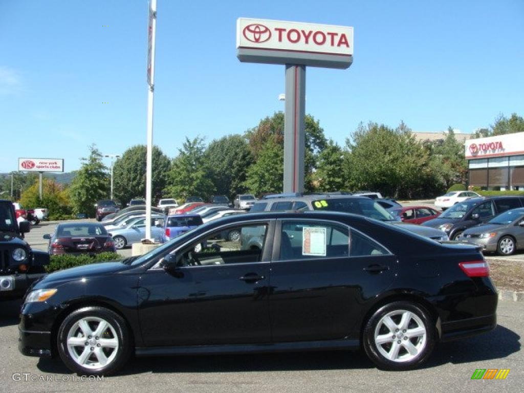 2007 Camry SE - Black / Ash photo #3