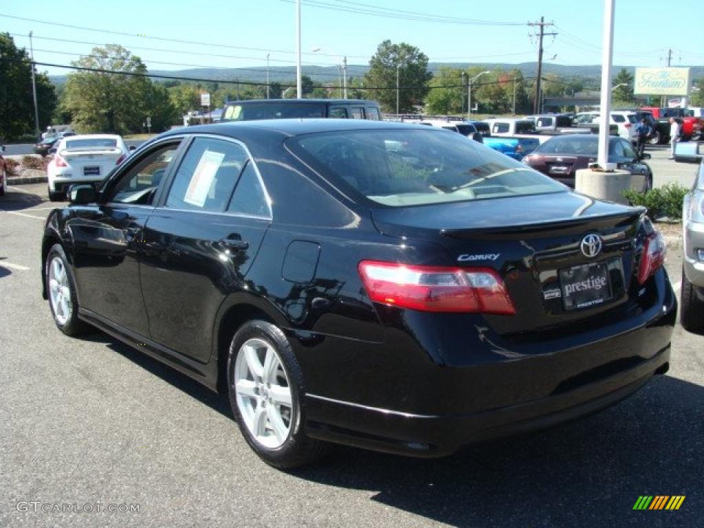 2007 Camry SE - Black / Ash photo #4