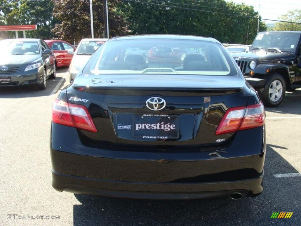 2007 Camry SE - Black / Ash photo #5