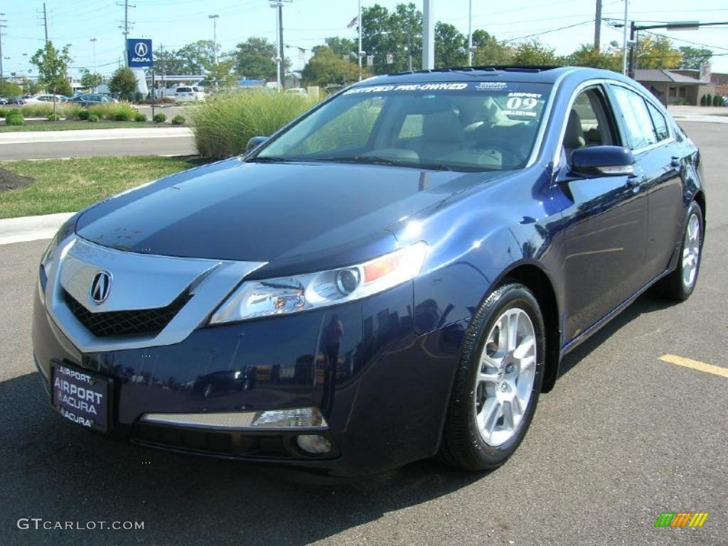 2009 TL 3.5 - Royal Blue Pearl / Taupe photo #1