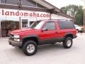 1995 Victory Red Chevrolet Tahoe Sport 4x4  photo #2