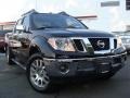 Super Black 2009 Nissan Frontier LE Crew Cab 4x4