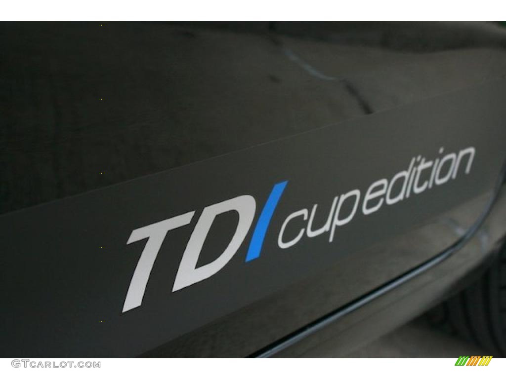 2010 Jetta TDI Cup Street Edition - Black / Interlagos Plaid Cloth photo #8