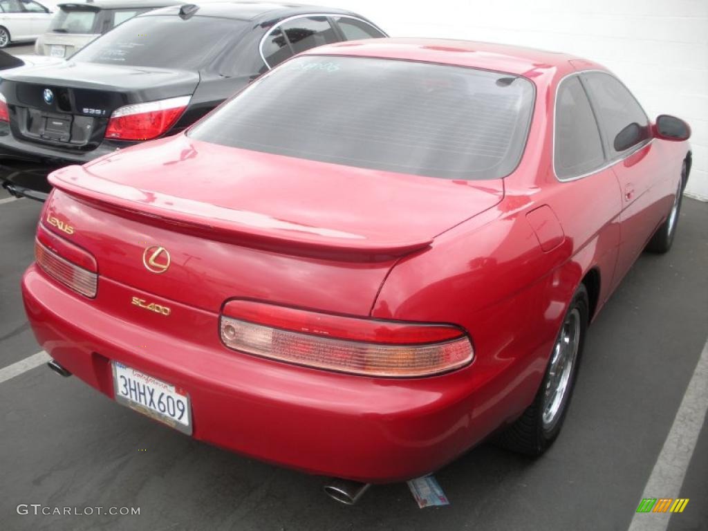 1995 SC 400 - Super Red / Black photo #3