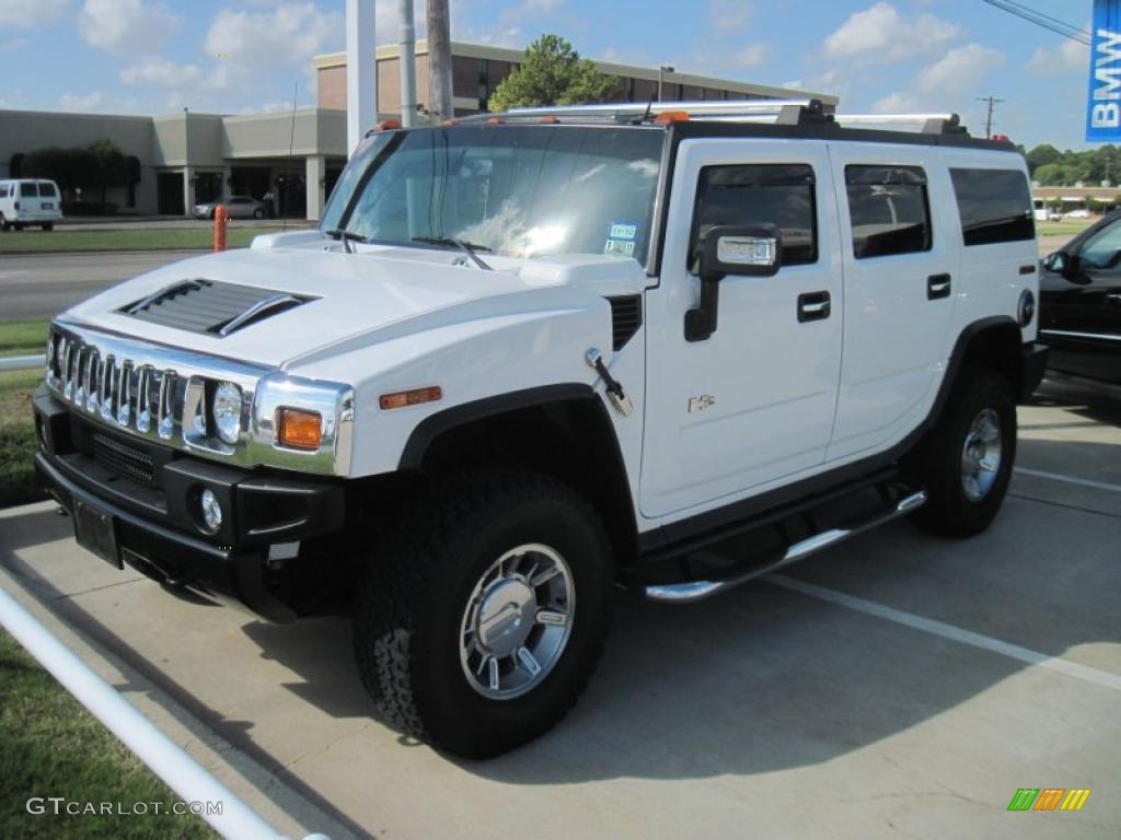 2007 H2 SUV - Birch White / Ebony Black photo #1