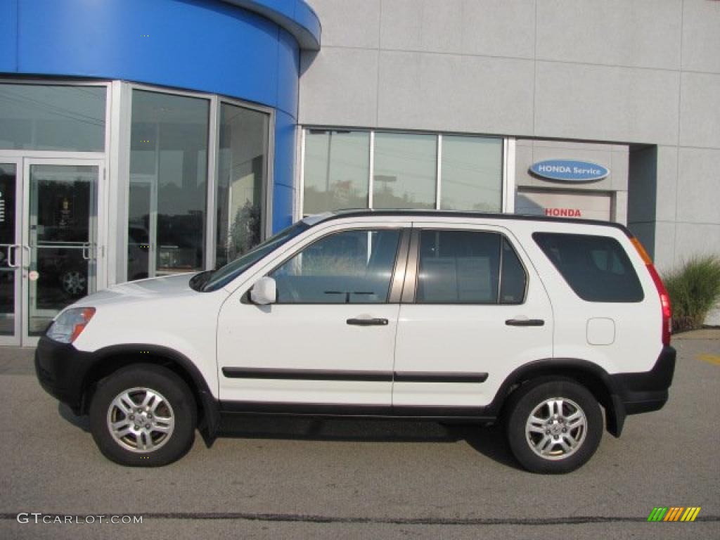 2003 CR-V EX 4WD - Taffeta White / Gray photo #3