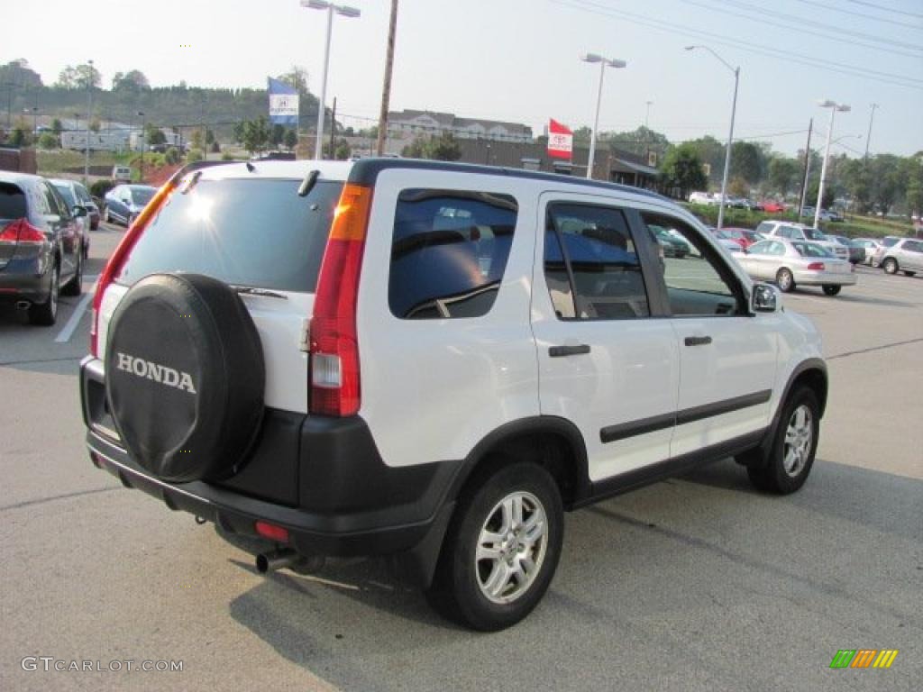 2003 CR-V EX 4WD - Taffeta White / Gray photo #8