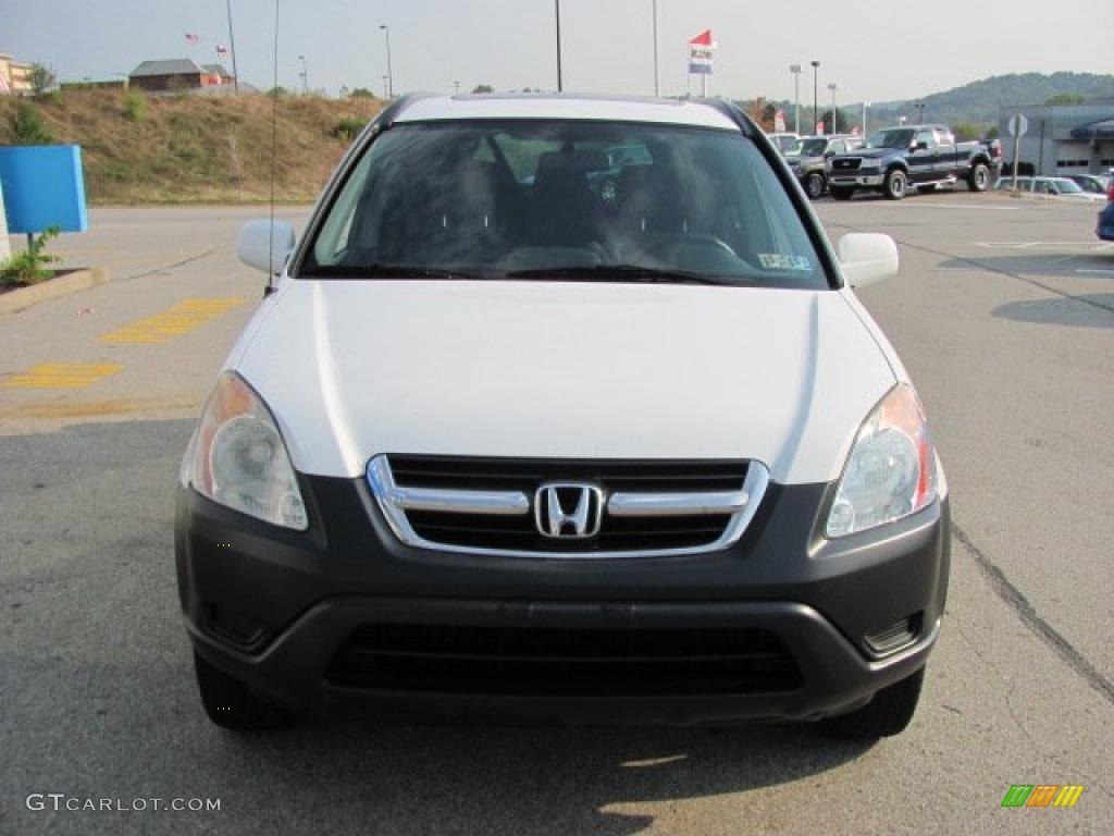 2003 CR-V EX 4WD - Taffeta White / Gray photo #11