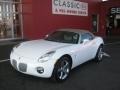 2007 Pure White Pontiac Solstice Roadster  photo #1