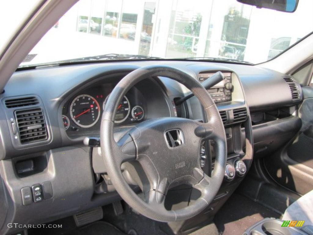 2003 CR-V EX 4WD - Taffeta White / Gray photo #13