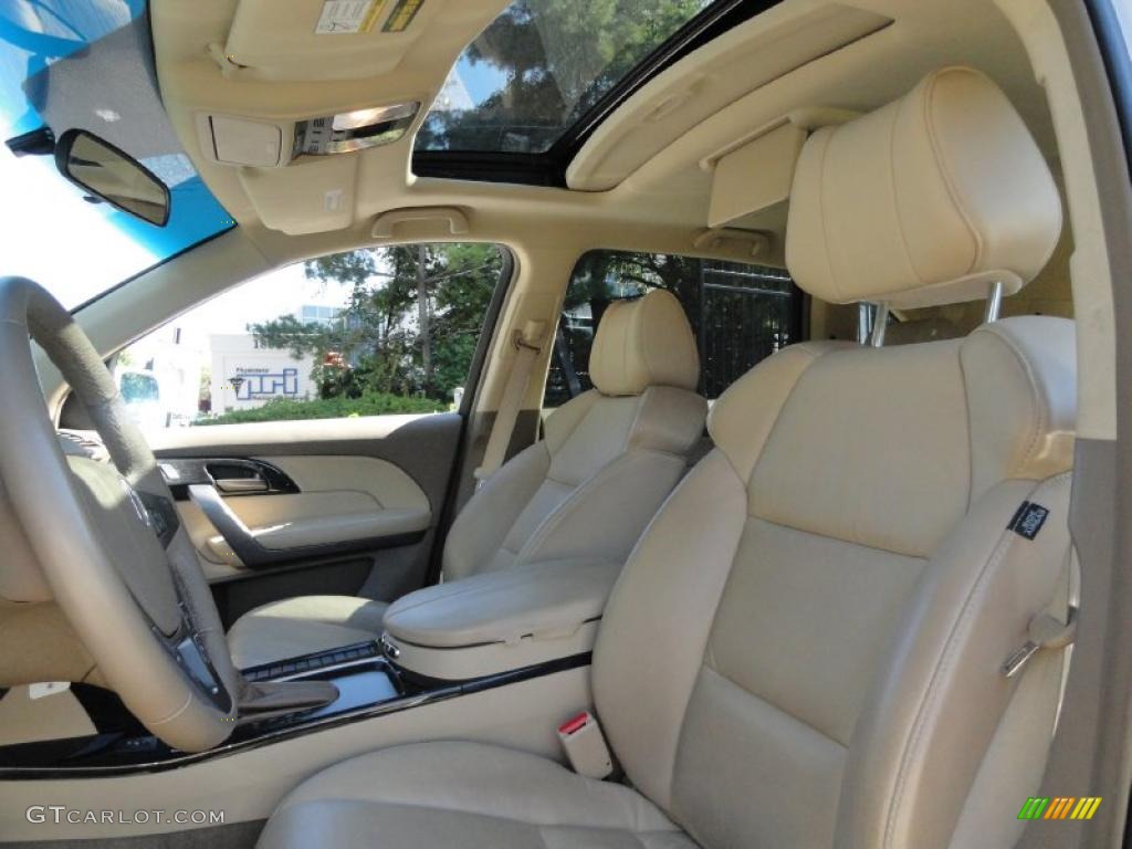 2007 MDX Technology - Aspen White Pearl / Parchment photo #9
