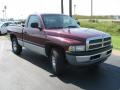 2001 Dark Garnet Red Pearl Dodge Ram 1500 Regular Cab  photo #2