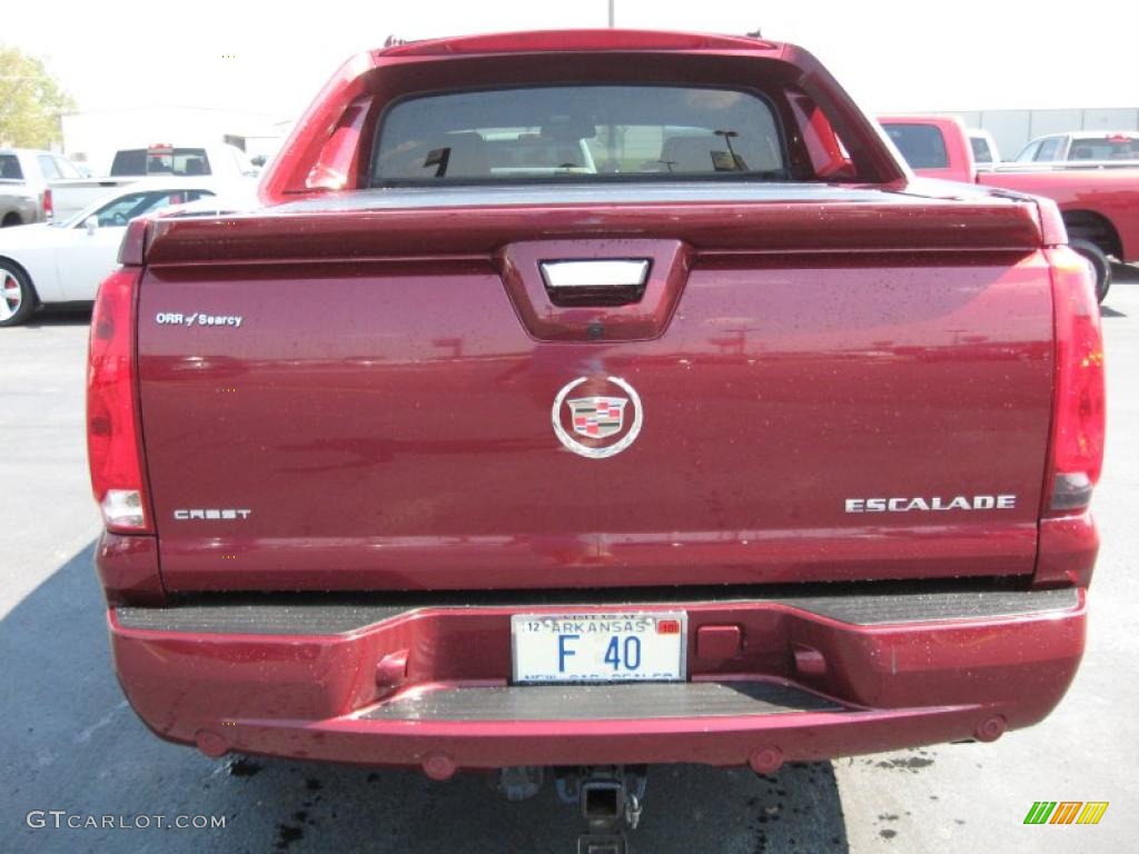 2008 Escalade EXT AWD - Sonoma Red / Cocoa/Light Cashmere photo #5
