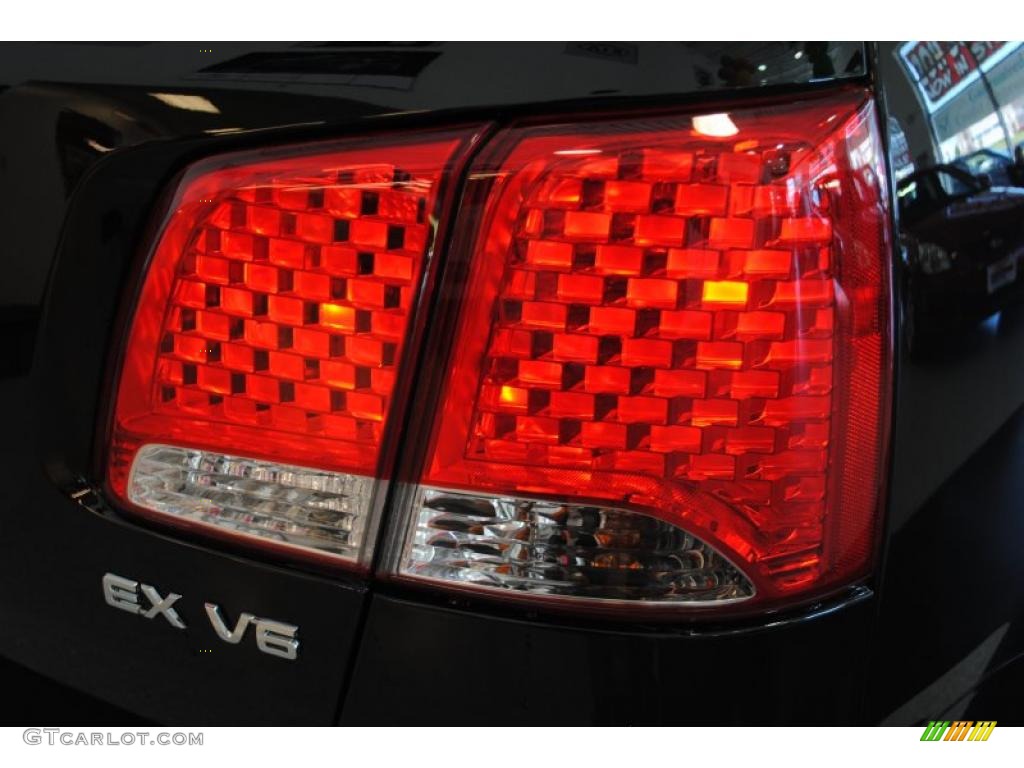 2011 Sorento EX V6 AWD - Ebony Black / Black photo #60