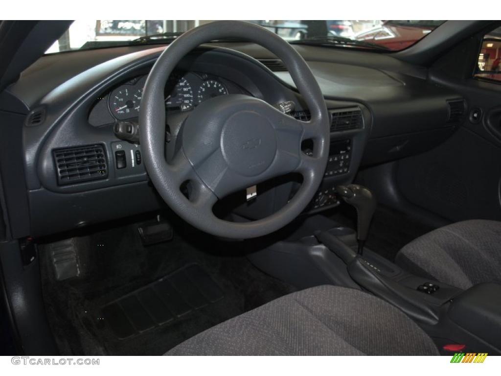 2003 Cavalier LS Sport Coupe - Arrival Blue Metallic / Graphite Gray photo #12