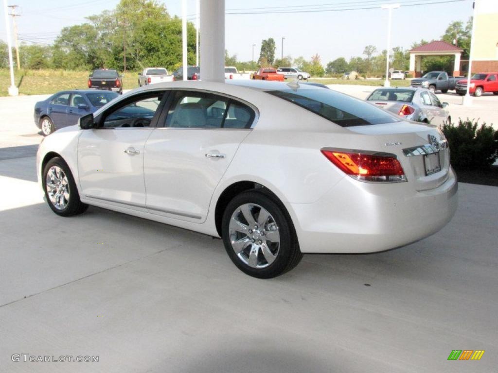 2011 LaCrosse CXL - White Diamond Tricoat / Dark Titanium/Light Titanium photo #2