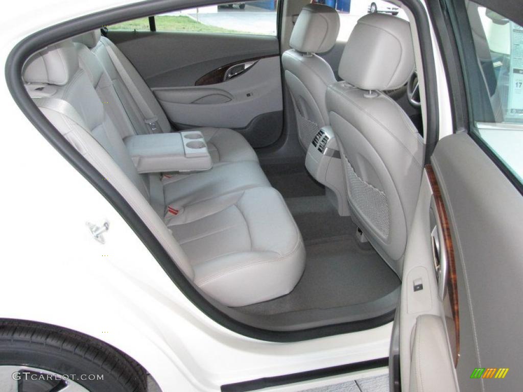 2011 LaCrosse CXL - White Diamond Tricoat / Dark Titanium/Light Titanium photo #9