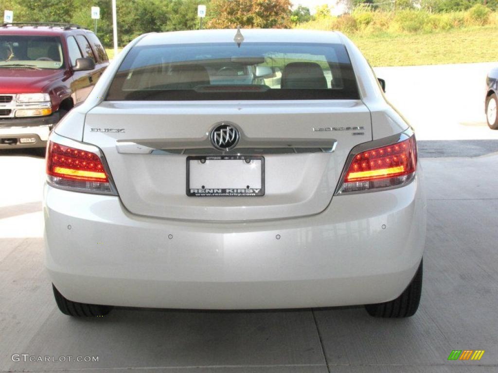 2011 LaCrosse CXL - White Diamond Tricoat / Dark Titanium/Light Titanium photo #13