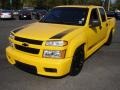 Yellow 2007 Chevrolet Colorado LT Crew Cab