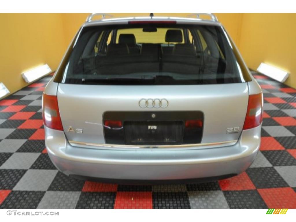 1999 A6 2.8 quattro Avant - Aluminum Silver Metallic / Onyx Black photo #5