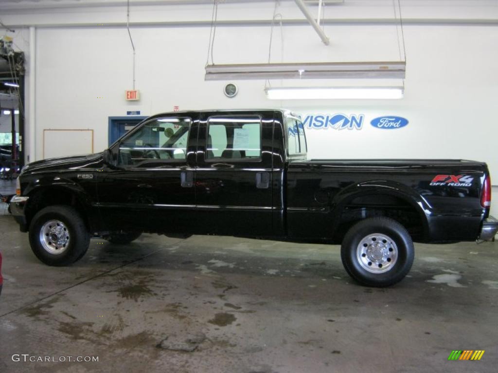 2004 F250 Super Duty FX4 Crew Cab 4x4 - Black / Medium Flint photo #16