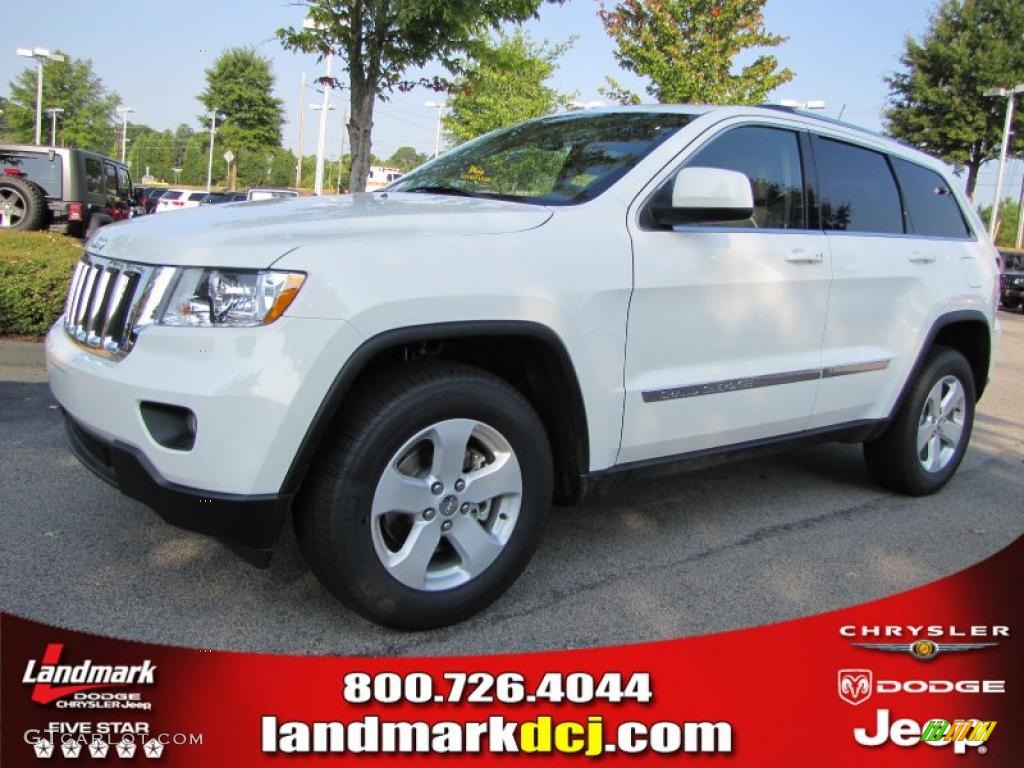 2011 Grand Cherokee Laredo X Package - Stone White / Dark Graystone/Medium Graystone photo #1