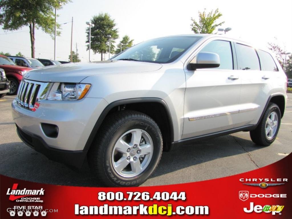 2011 Grand Cherokee Laredo - Bright Silver Metallic / Black photo #1