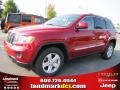 2011 Inferno Red Crystal Pearl Jeep Grand Cherokee Laredo X Package  photo #1