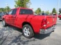 2011 Flame Red Dodge Ram 1500 Big Horn Quad Cab  photo #2